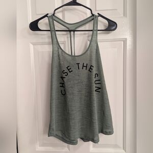 Live Love Dream - Chase The Sun - Sheer Racerback Tank